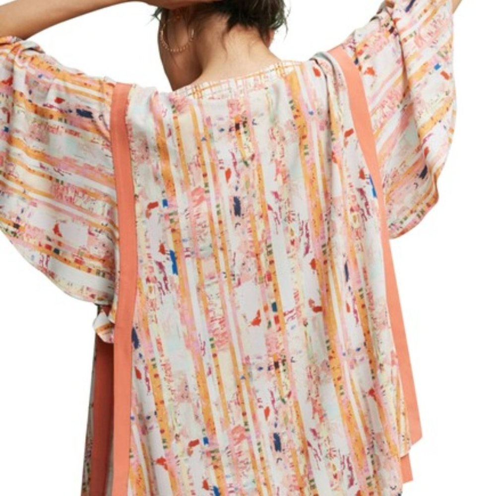 ANTHRO Floreat Multicolor Kimono